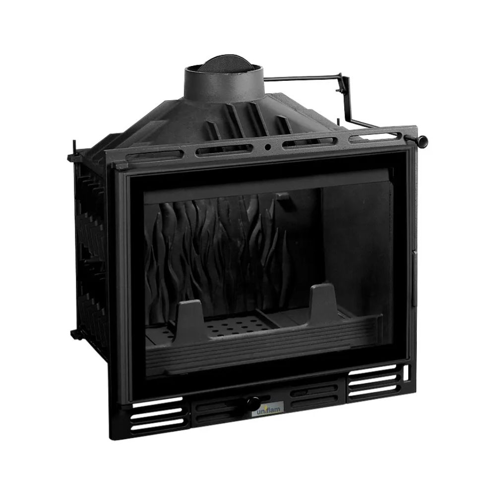Inbouw haard UNIFLAM 600 PLUS ECO met klep en luchttoevoer, 8 kW | Gietijzeren haarden | Haarden |