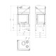 Inbouw haard UNIFLAM 660 DURO met luchtkanalen en luchttoevoer, linkerzijde, 10,25 kW | Moderne haarden | Haarden |