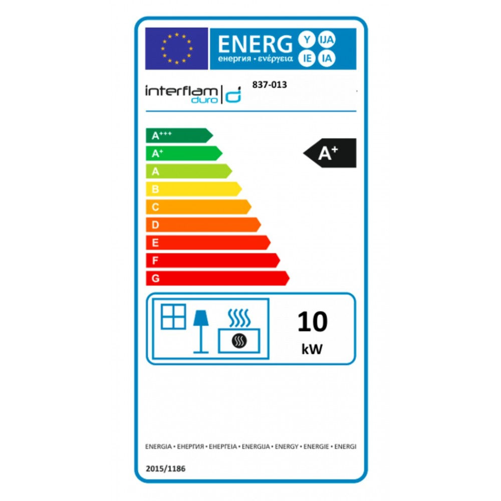 Inbouw haard UNIFLAM 660 DURO met luchtkanalen en luchttoevoer, rechterzijde, 10 kW | Moderne haarden | Haarden |