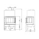 Inbouw haard UNIFLAM 760 EVO PBS met luchtkanalen en luchttoevoer, gebogen glas, linkerzijde, 10 kW | Moderne haarden | Haarden |