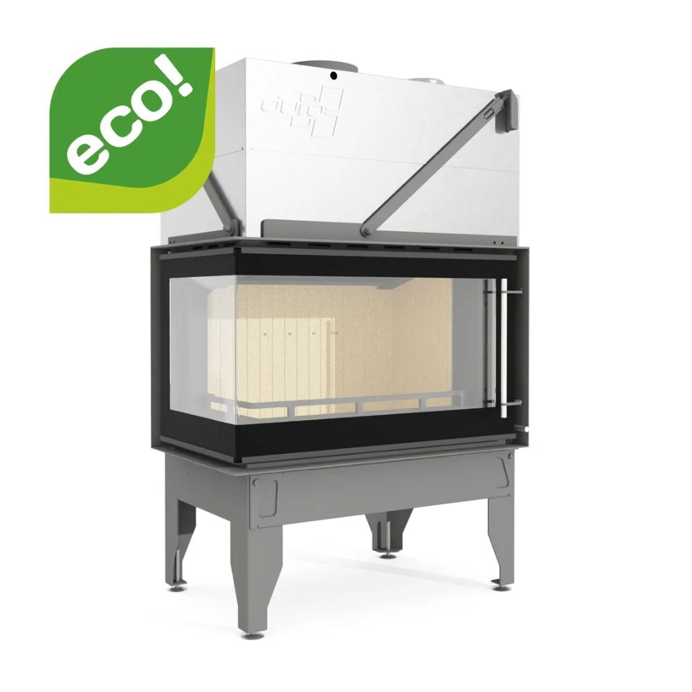 Inbouw haard UNIFLAM 860 DURO met luchtkanalen en luchttoevoer, linkerzijde, 14,1 kW | Moderne haarden | Haarden |