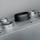 Inbouw haard UNIFLAM 760 EVO PBS met luchtkanalen en luchttoevoer, gebogen glas, rechterzijde, 10 kW | Moderne haarden | Haarden |