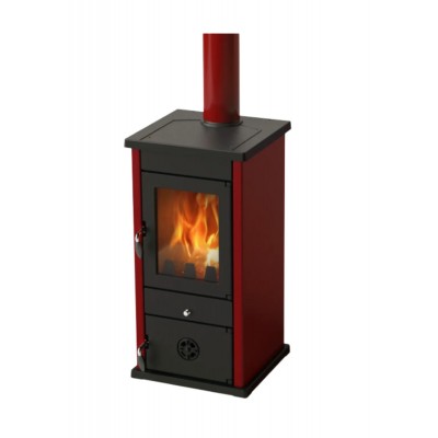 CV houtkachel MBS Thermo Vesta Rood, 11.2kW - Productenvergelijking
