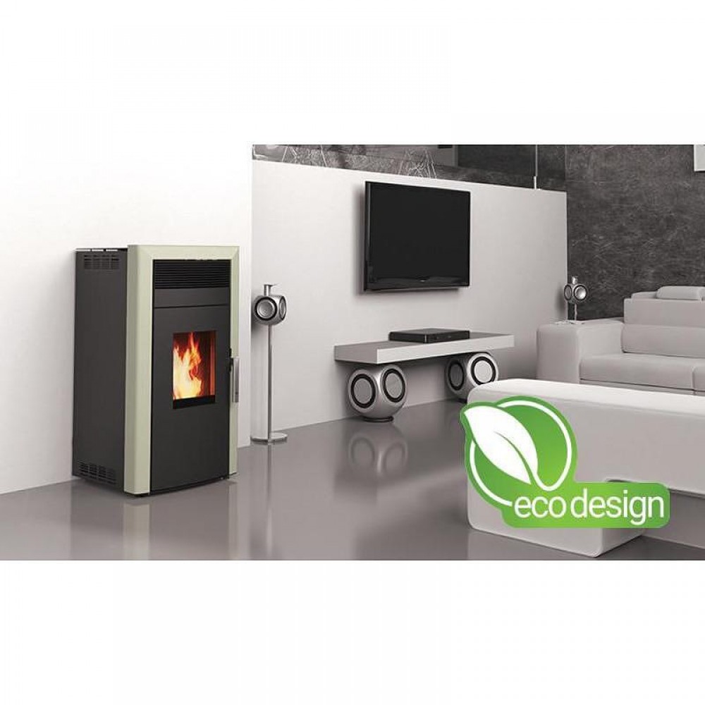 Pelletkachel CV Alfa Plam Commo 15, Ivoor 15kW | Pelletkachels CV | Pelletkachels |