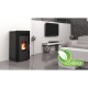 Pelletkachel CV Alfa Plam Commo 15, Zwart 15kW | Pelletkachels CV | Pelletkachels |