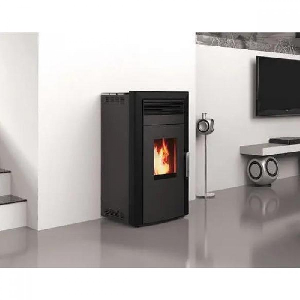 Pelletkachel CV Alfa Plam Commo 15, Zwart 15kW | Pelletkachels CV | Pelletkachels |