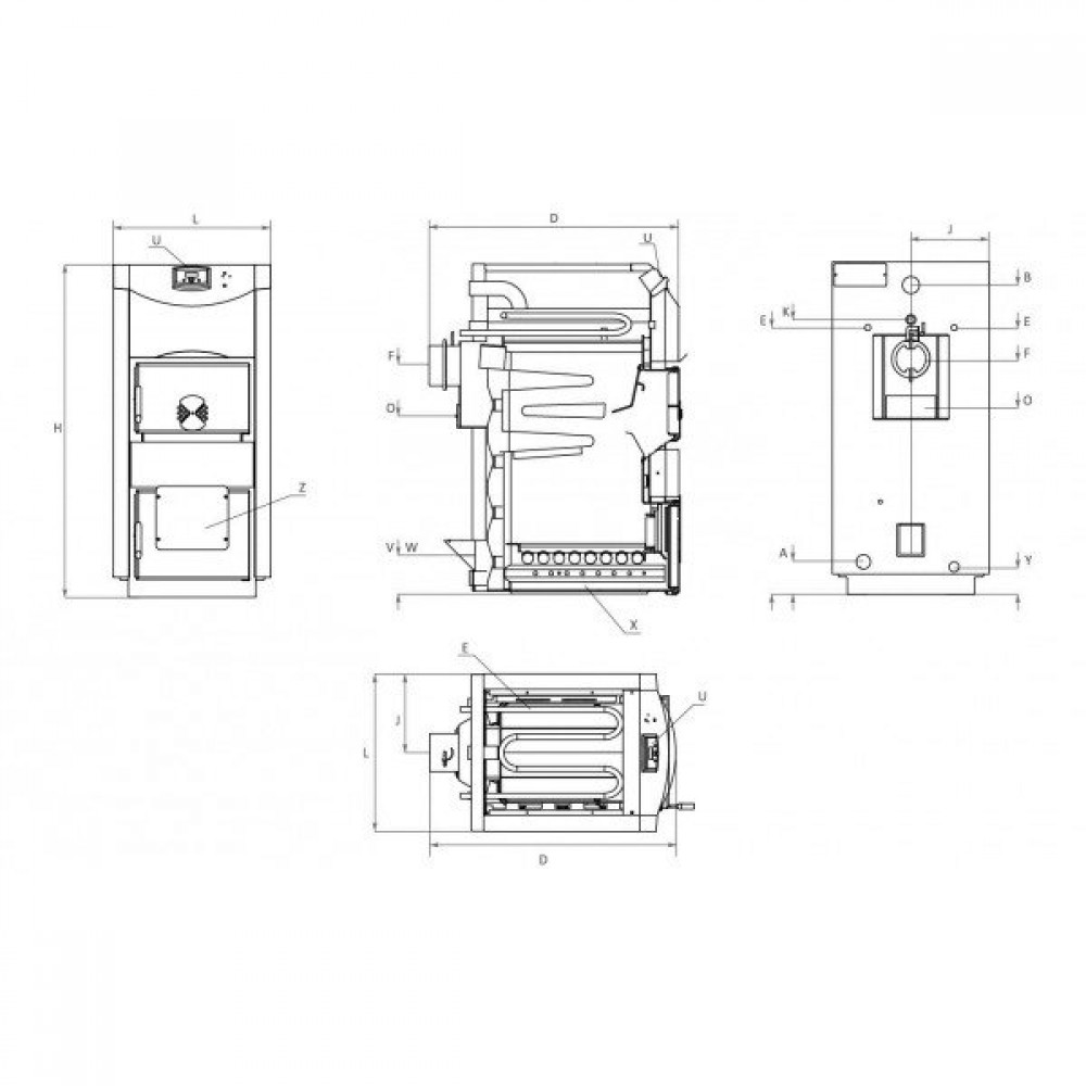 Houtketel op CV BURNiT NWB PRIME 90, 90kW | Houtketels op CV |  |