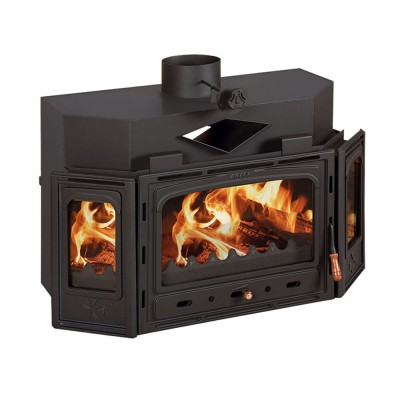 Inbouw gietijzeren haard Prity TC, 16kW - Productenvergelijking