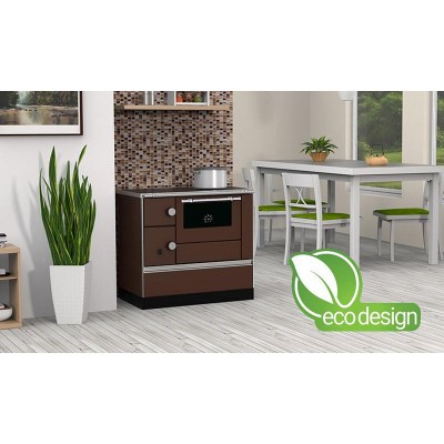 Hout fornuis Alfa Plam Alfa 90 H Favorit Bruin Rechts, 6.4kW - Productenvergelijking