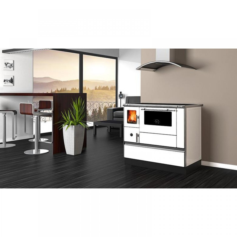 Hout fornuis Alfa Plam Dominant 90H Wit, 6.5kW | Hout fornuis Hout fornuis Alfa Plam Dominant 90H Wit, 6.5kW | Hout fornuis | Hout |