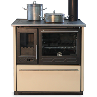 Hout fornuis Plamen 850 Glas N, 8kW - Houtkachels met oven