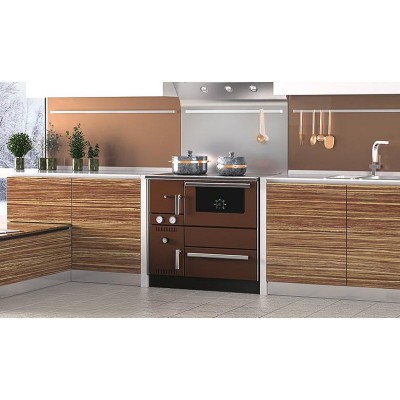 Hout fornuis met CV Alfa Plam Alfa Term 20 Bruin, 23kW - Productenvergelijking
