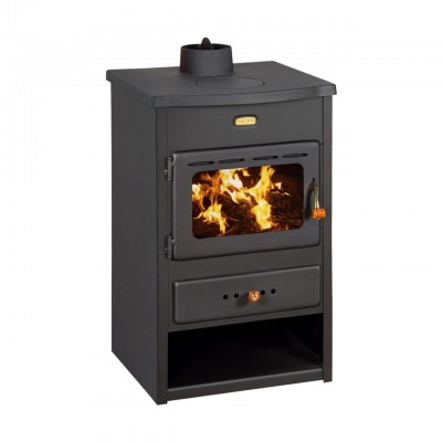 CV houtkachel Prity K1 CP W8 met gietijzeren blad, 13.1kW - Productenvergelijking