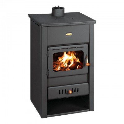 CV houtkachel Prity K2 CP W10 met massief gietijzeren blad, 13.3kW - Productenvergelijking