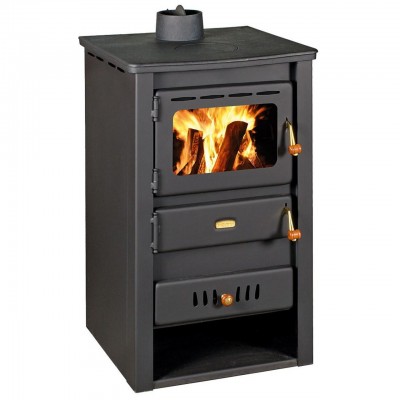CV houtkachel Prity K22 CP W10 met massief gietijzeren blad, 13,3kW - Productenvergelijking