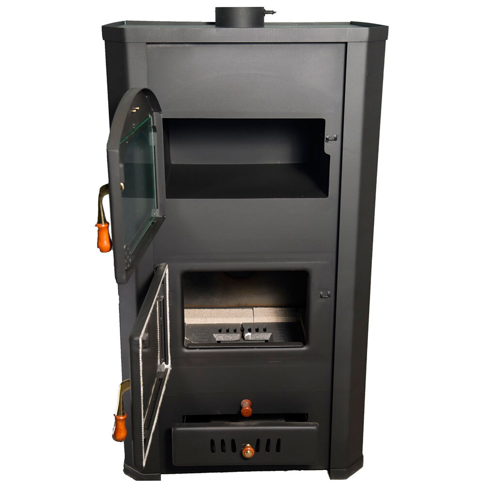 CV houtkachel met oven Prity FG W20, 23.8kW | CV houtkachels | Houtkachels |