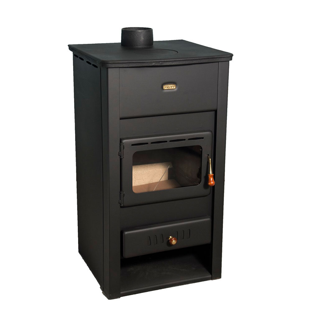 Houtkachel Prity K2 CP met gietijzeren blad, 10,4kW | Air houtkachels | Houtkachels |
