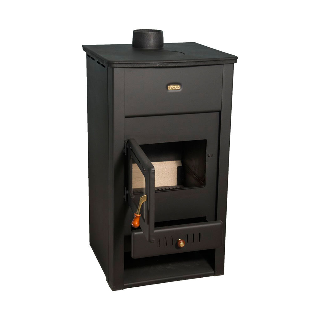 Houtkachel Prity K2 CP met gietijzeren blad, 10,4kW | Air houtkachels | Houtkachels |