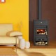 Houtkachel Prity K2 CP met gietijzeren blad, 10,4kW | Air houtkachels | Houtkachels |