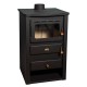 Houtkachel Prity K22 CP met gietijzeren blad, 10.4kW | Air houtkachels | Houtkachels |