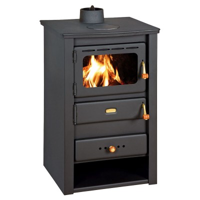 Houtkachel Prity K22 CP met gietijzeren blad, 10.4kW - Prity