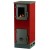 Houtkachel Alfa Plam Vulkan S Rood, met gietijzeren deur 4kW 