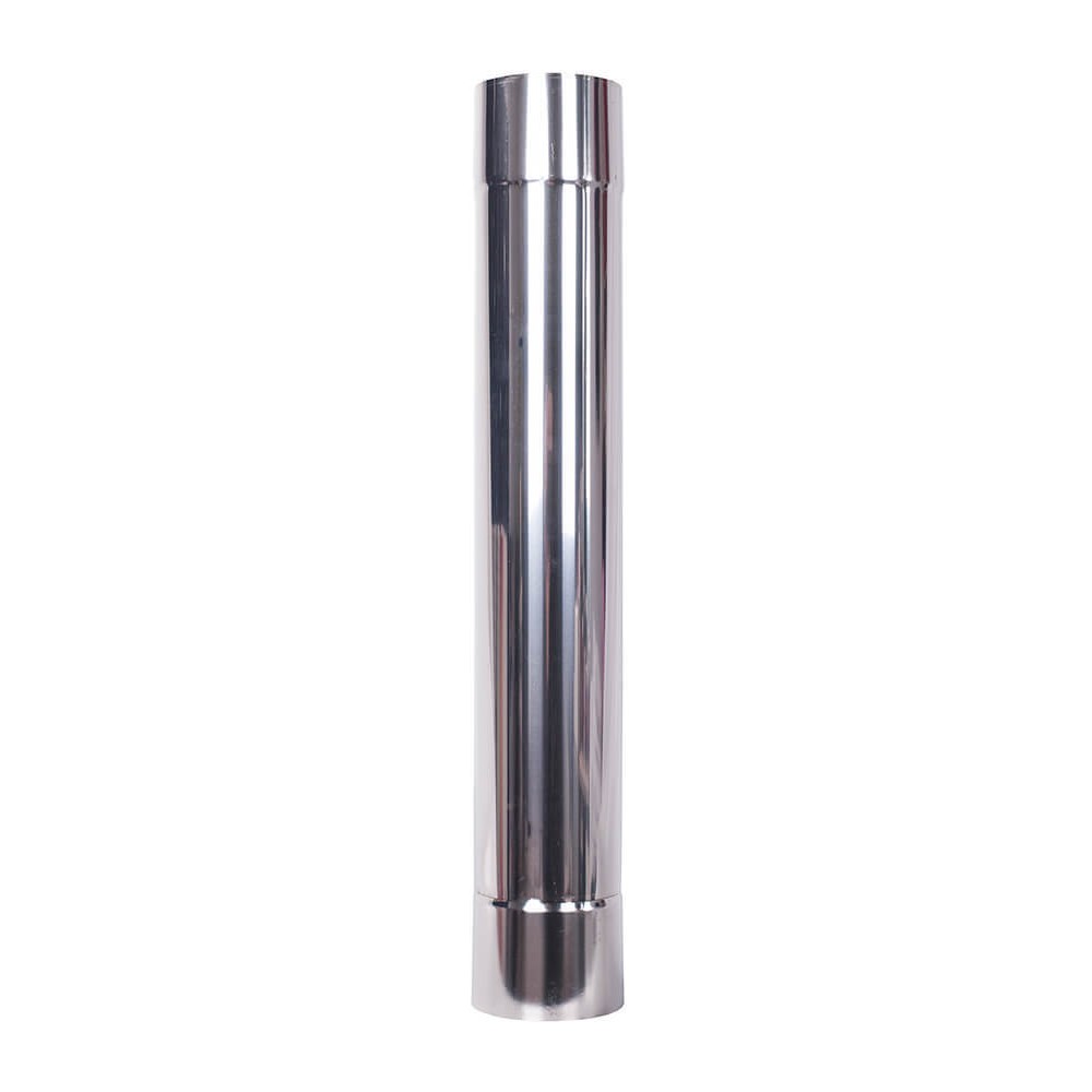 Rookkanaal set voor pelletkachel, roestvrij staal AISI 304, 80-120mm | Rookkanaal sets | Schoorstenen |