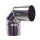 Rookkanaal set voor pelletkachel, roestvrij staal AISI 304, 80-120mm | Rookkanaal sets | Schoorstenen |