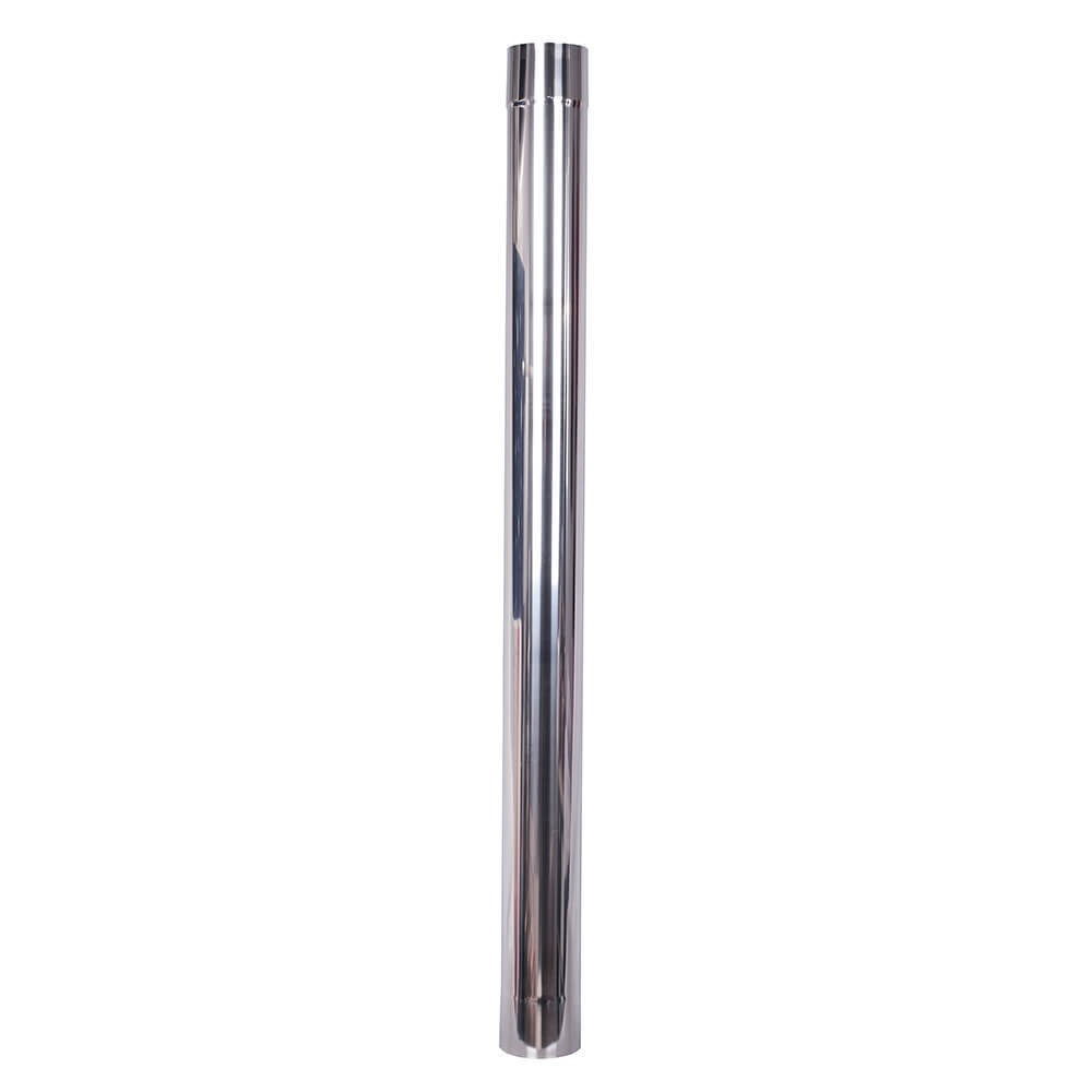 Rookkanaal set voor pelletkachel, roestvrij staal AISI 304, 80-120mm | Rookkanaal sets | Schoorstenen |