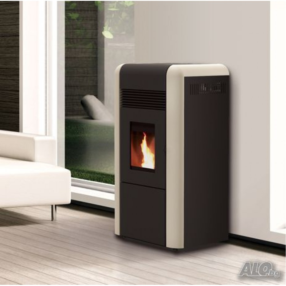 Pelletkachel CV Alfa Plam Dino 27 Zilver, 27kW | Pelletkachels CV | Pelletkachels |