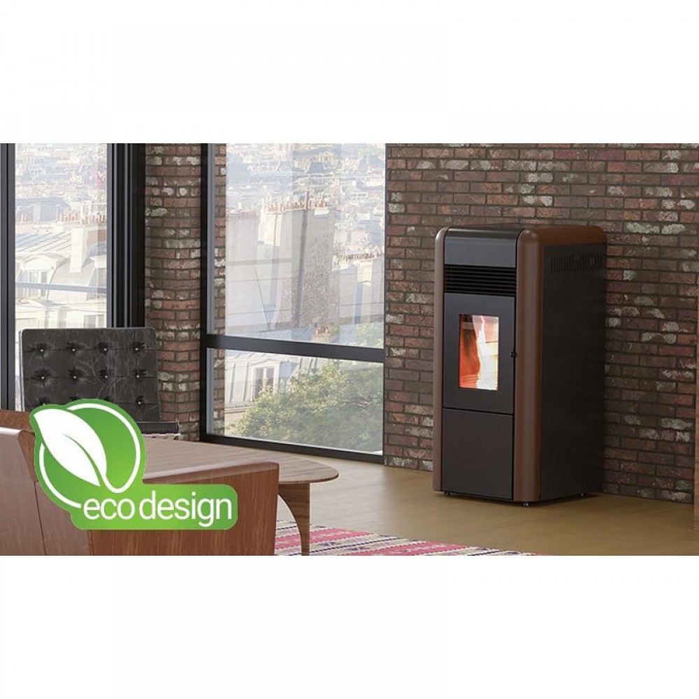 Pelletkachel CV Alfa Plam Dino 27 Bruin, 27kW | Pelletkachels CV | Pelletkachels |