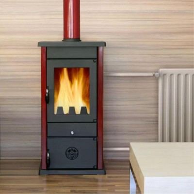 CV houtkachel MBS Thermo Vesta Rood, 11.2kW - Productenvergelijking