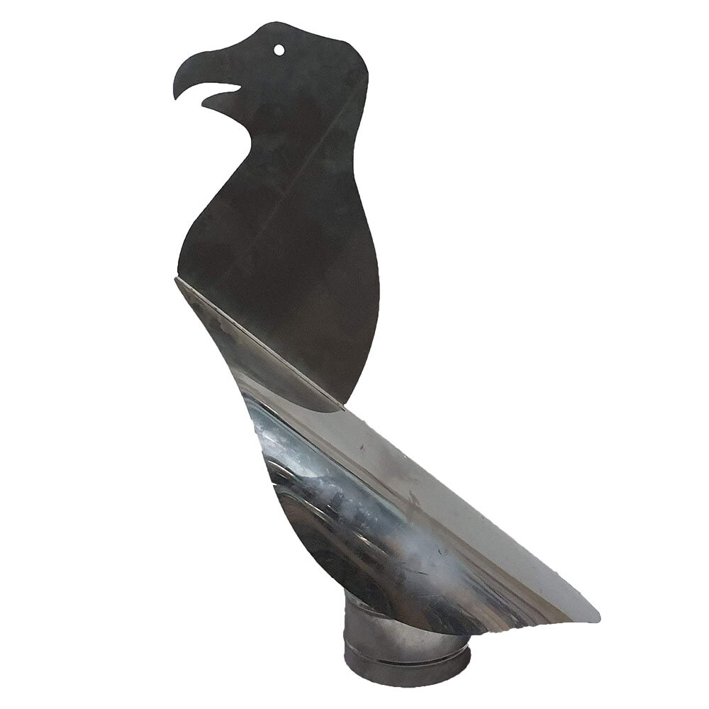Schoorsteenkap Rooster, RVS, Diameter ⌀250 | Schoorsteenkappen | Schoorstenen |