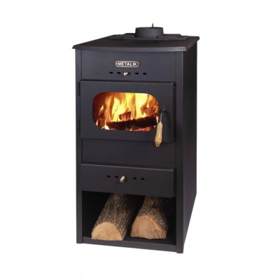 Houtkachel Metalik Hit Cast iron met gietijzeren blad, 8.6 kW - Productenvergelijking