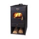 Houtkachel Metalik Hit Cast iron met gietijzeren blad, 8.6 kW | Air houtkachels | Houtkachels |