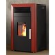 Pelletkachel CV Alfa Plam Commo 12, Rood 12kW | Pelletkachels CV | Pelletkachels |