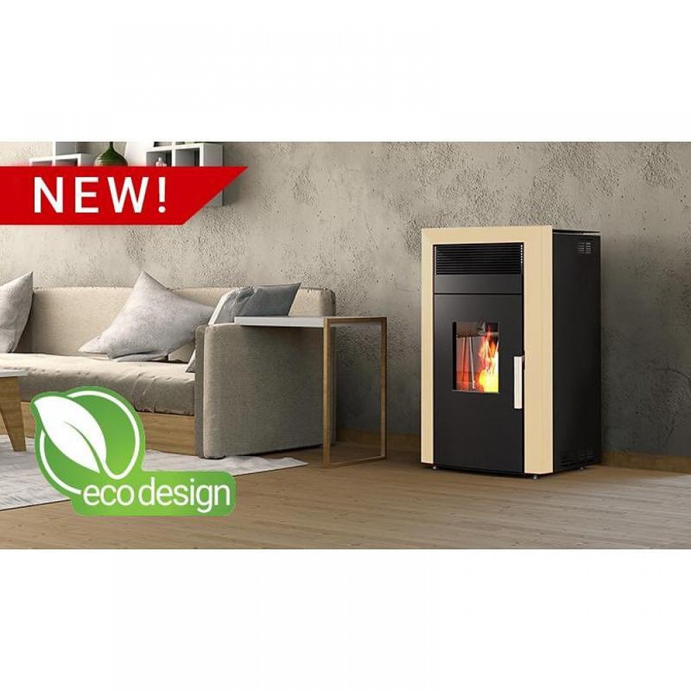 Pelletkachel CV Alfa Plam Commo 12, Ivoor 12kW | Pelletkachels CV | Pelletkachels |
