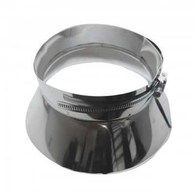 Schoorsteen lood, RVS AISI 304 8°- 30°, Diameter 130mm-350mm - Schoorsteen lood