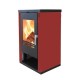 Houtkachel Verso Theia Bordeaux, 9kW | Air houtkachels | Houtkachels |