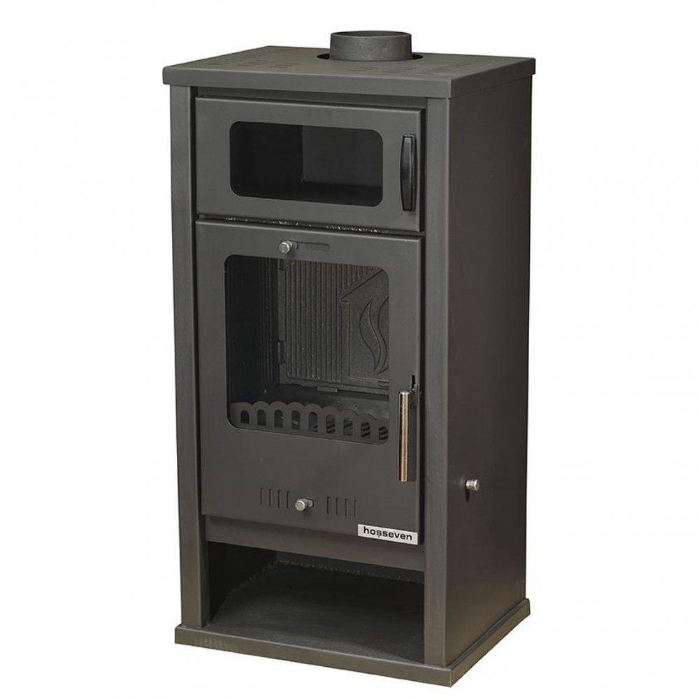 Houtkachel met oven Balkan Energy Troy, 7.8kW | Air houtkachels | Houtkachels |