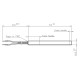 Gloeibougie pelletkachel voor La Nordica, Bestove, Pasian en anderen, totale lengte 155mm, 280W | Gloeibougie | Pelletkachel onderdelen |