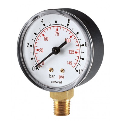 Radial manometer Cewal, Bottom connection - Productenvergelijking