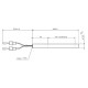 Gloeibougie pelletkachel voor La Nordica en andere, totale lengte 185mm, 400W | Gloeibougie | Pelletkachel onderdelen |
