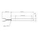 Gloeibougie pelletkachel voor Arce, Cadel, Eurofiamma, Eurosteack en anderen, totale lengte 101mm, 300W | Gloeibougie | Pelletkachel onderdelen |
