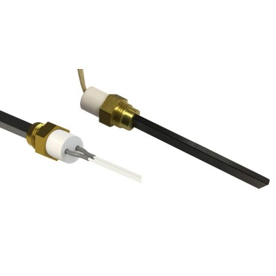 Gloeibougie pelletkachel met zwart kwartskristal voor Eco Spar, BURNiT, Whitfield, Lennox, totale lengte 126mm, 400W - Productenvergelijking