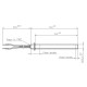 Gloeibougie pelletkachel voor Alfa Plam, Palazzetti, Biasi, Olimpia Splendid, Olsberg Libera, Royal, Thermorossi en andere, totale lengte 160mm, 350W | Gloeibougie voor pelletkachel | Pelletkachel onderdelen |
