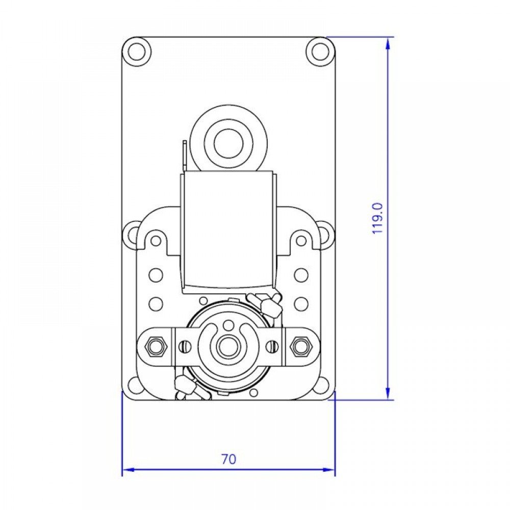 Vijzelmotor pelletkachel Mellor FB1324, 2RPM voor Caminetti Montegrappa, Edilkamin en anderen | Vijzelmotor | Pelletkachel onderdelen |