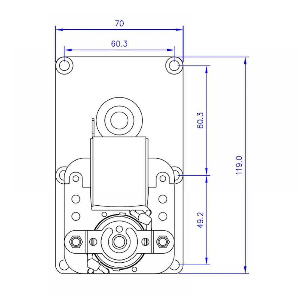 Vijzelmotor pelletkachel Mellor FB1167, 3RPM voor Clam, Ecoteck, Moretti Design, Ravelli en anderen | Vijzelmotor | Pelletkachel onderdelen |