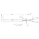Gloeibougie pelletkachel voor Edilkamin, Thermorossi en anderen, totale lengte 182mm, 350W | Gloeibougie | Pelletkachel onderdelen |