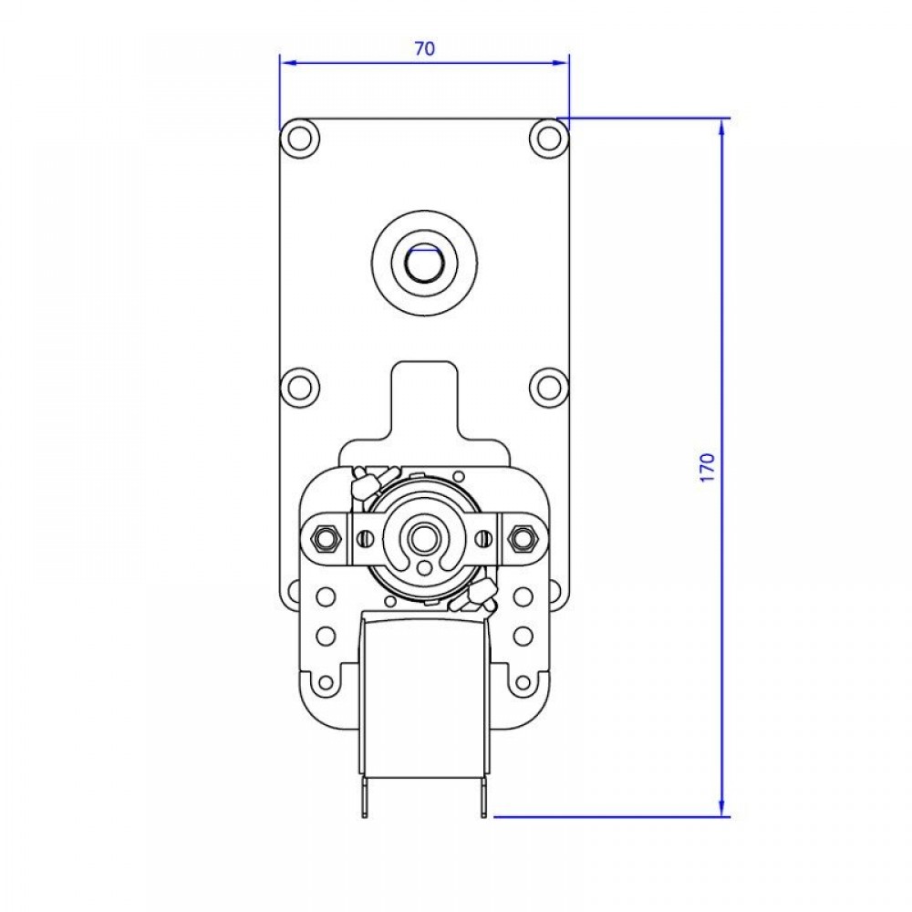 Vijzelmotor pelletkachel Mellor FB1285, 3RPM voor Clam en anderen | Vijzelmotor | Pelletkachel onderdelen |